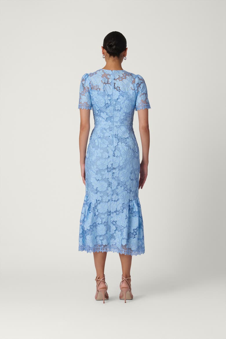 Mill Lace Emmie Dress, Alternate, color, Vista Blue