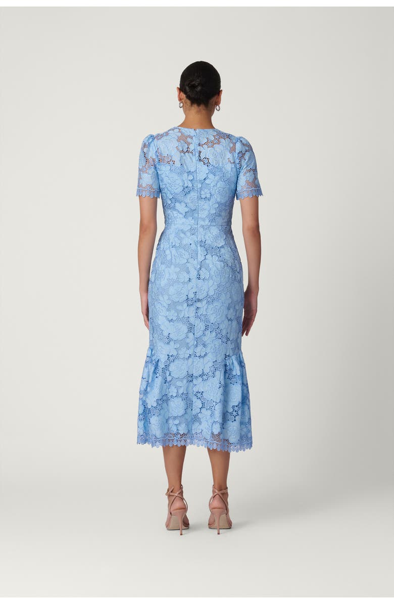 Shoshanna Mill Lace Emmie Dress, Alternate, color, Vista Blue