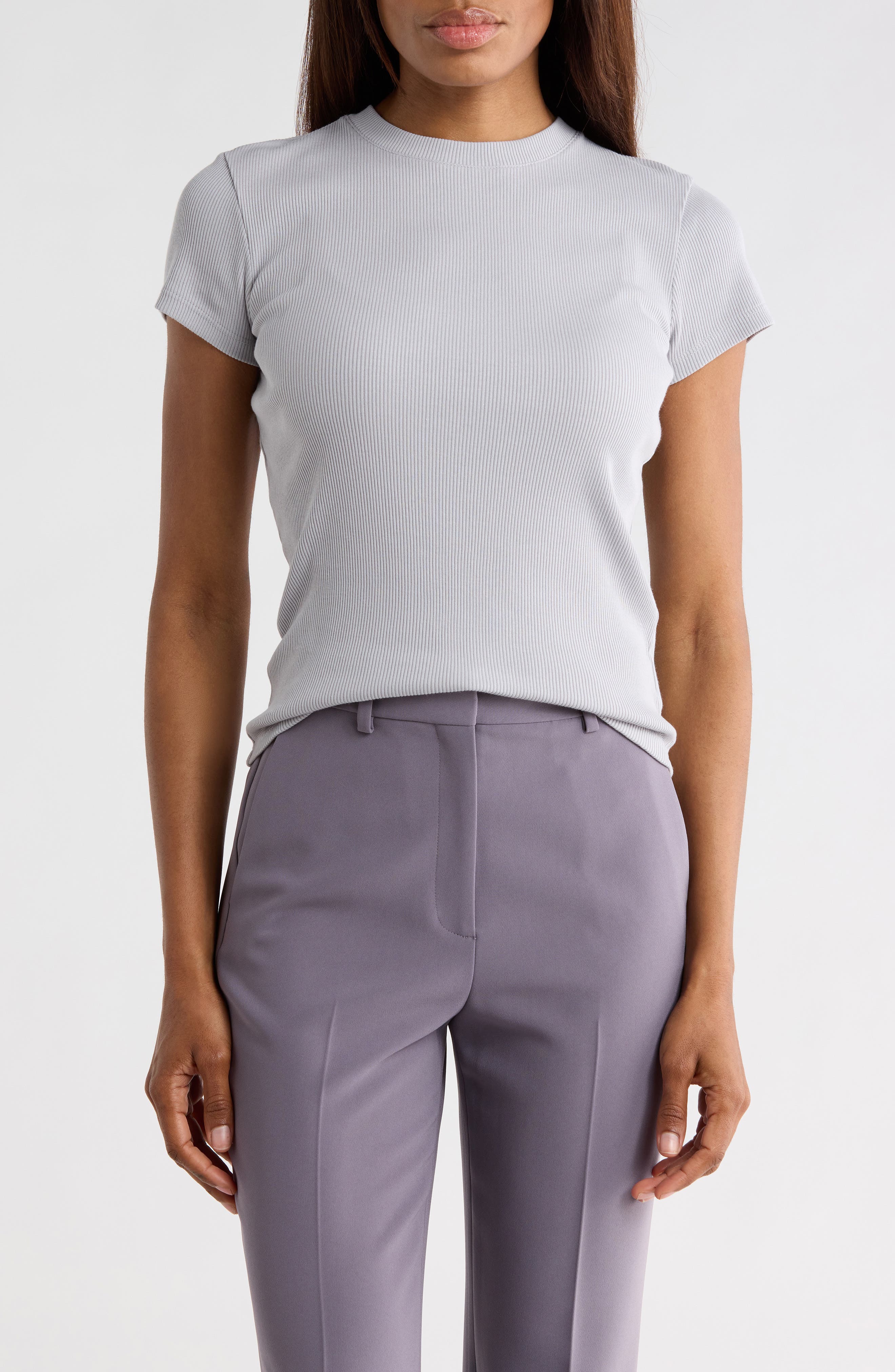 Theory Stretch Rib Tiny Tee