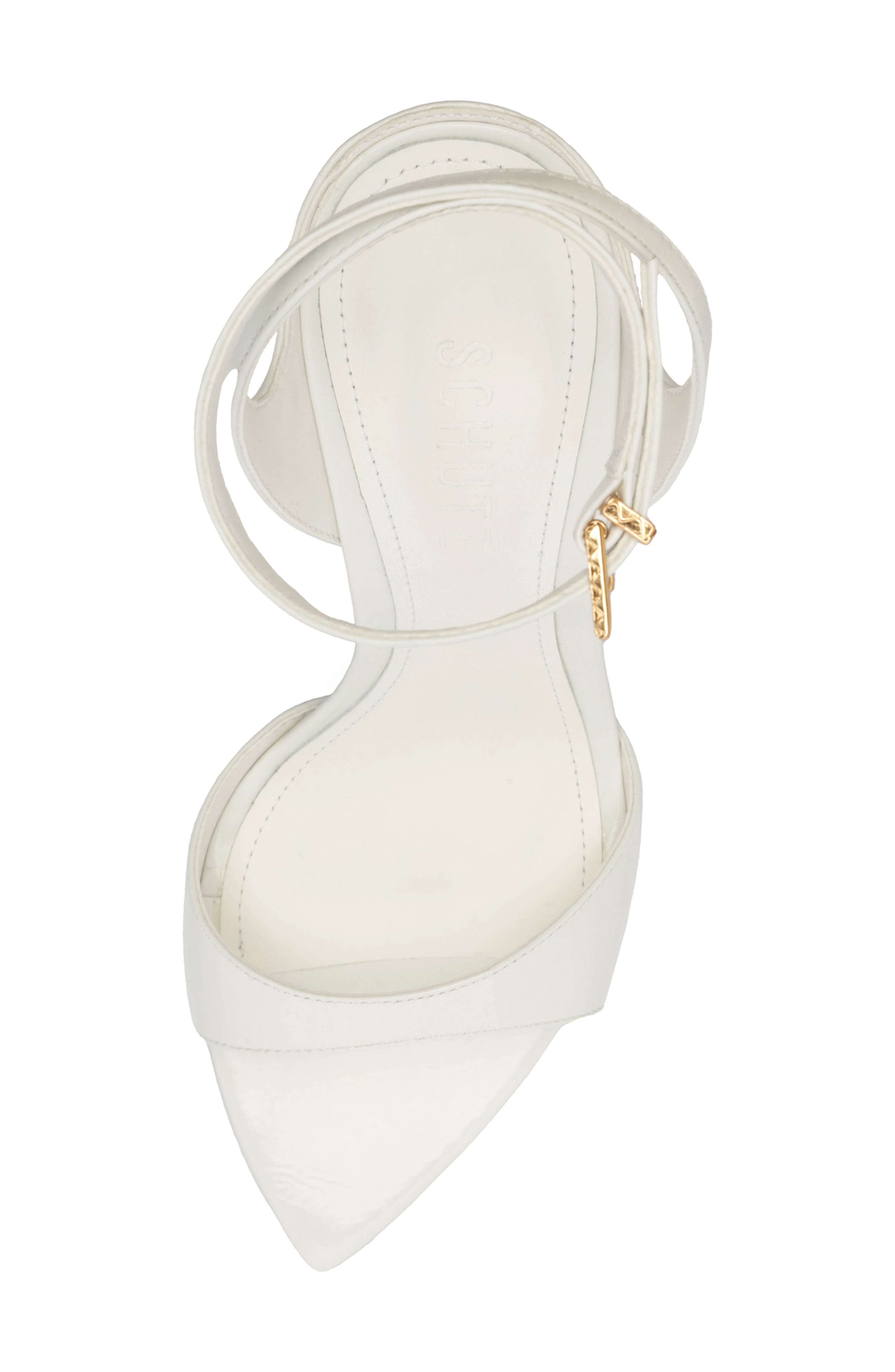 Zosia Ankle Strap Sandal, Alternate, color, WHITE