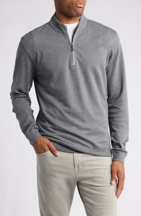 Grey quarter zip fleece on sale