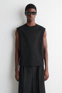 COS Relaxed Cotton-crepe Tank Top