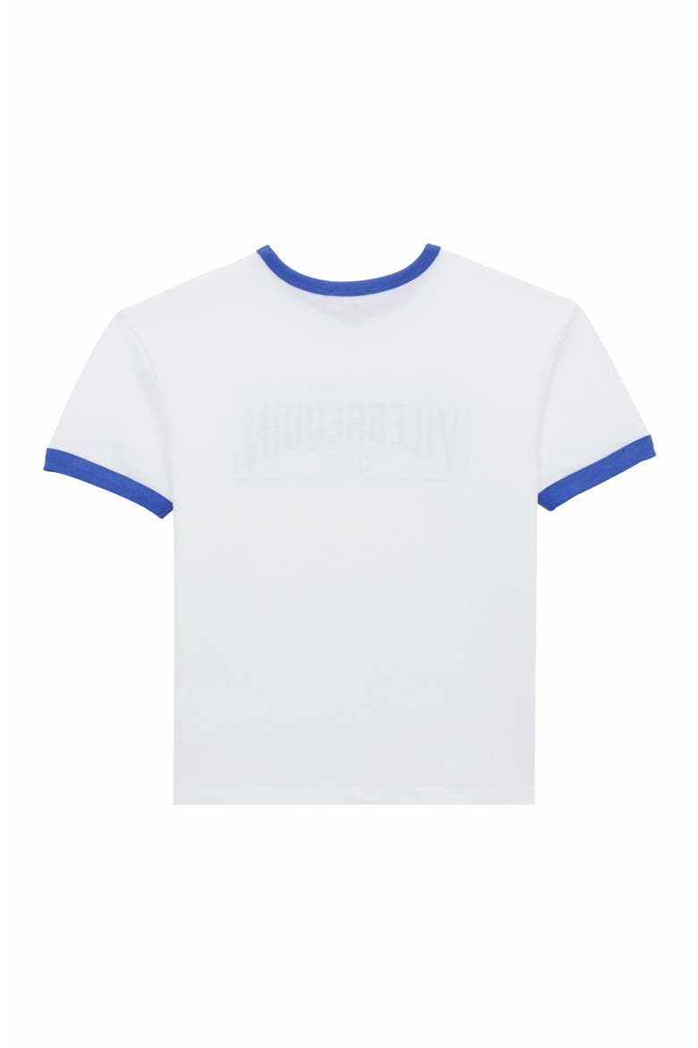 Kids' Bicolor Logo Cotton T-Shirt, Alternate, color, MARRAKECH