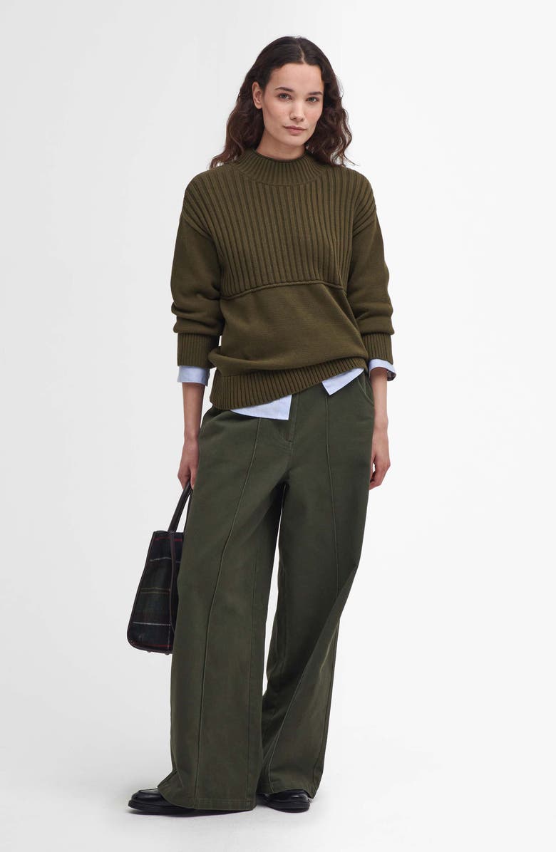 Barbour Andi Mock Neck Sweater, Alternate, color, 