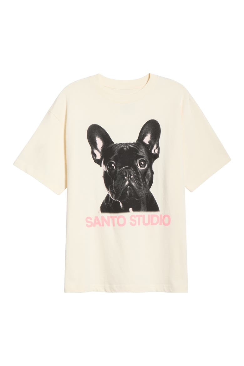 Peace Drappo Graphic T-Shirt, Alternate, color, CREAM