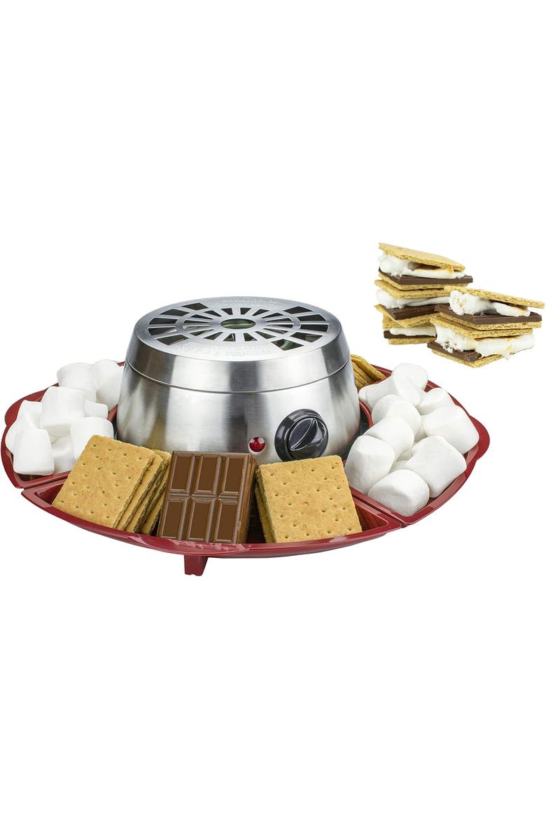 Electirc S'Mores Maker, Alternate, color, Brown