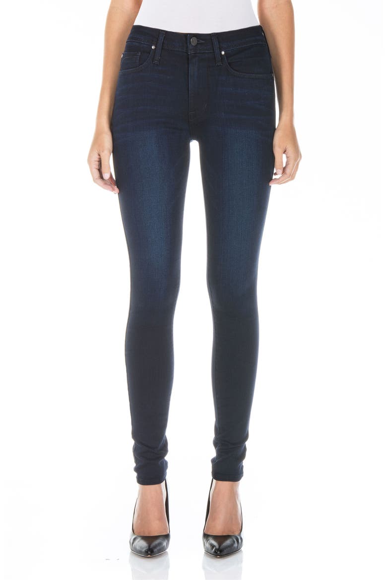 Gwen High Rise Jeans, Main, color, FALCON BLUE