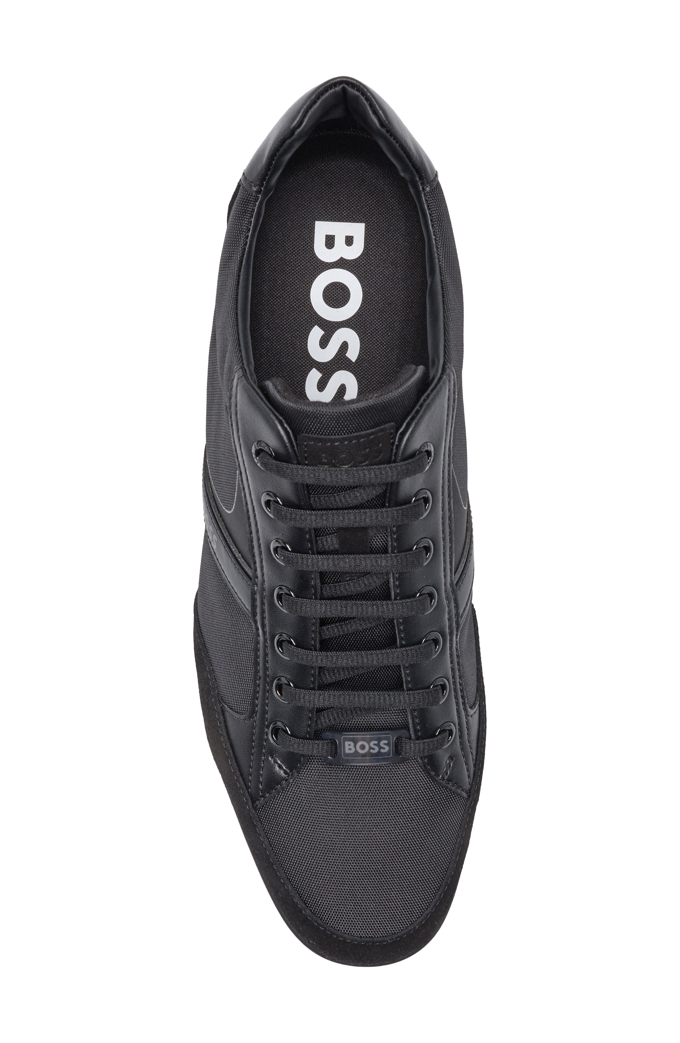 BOSS Saturn Low Top Sneaker, Alternate, color, Blk