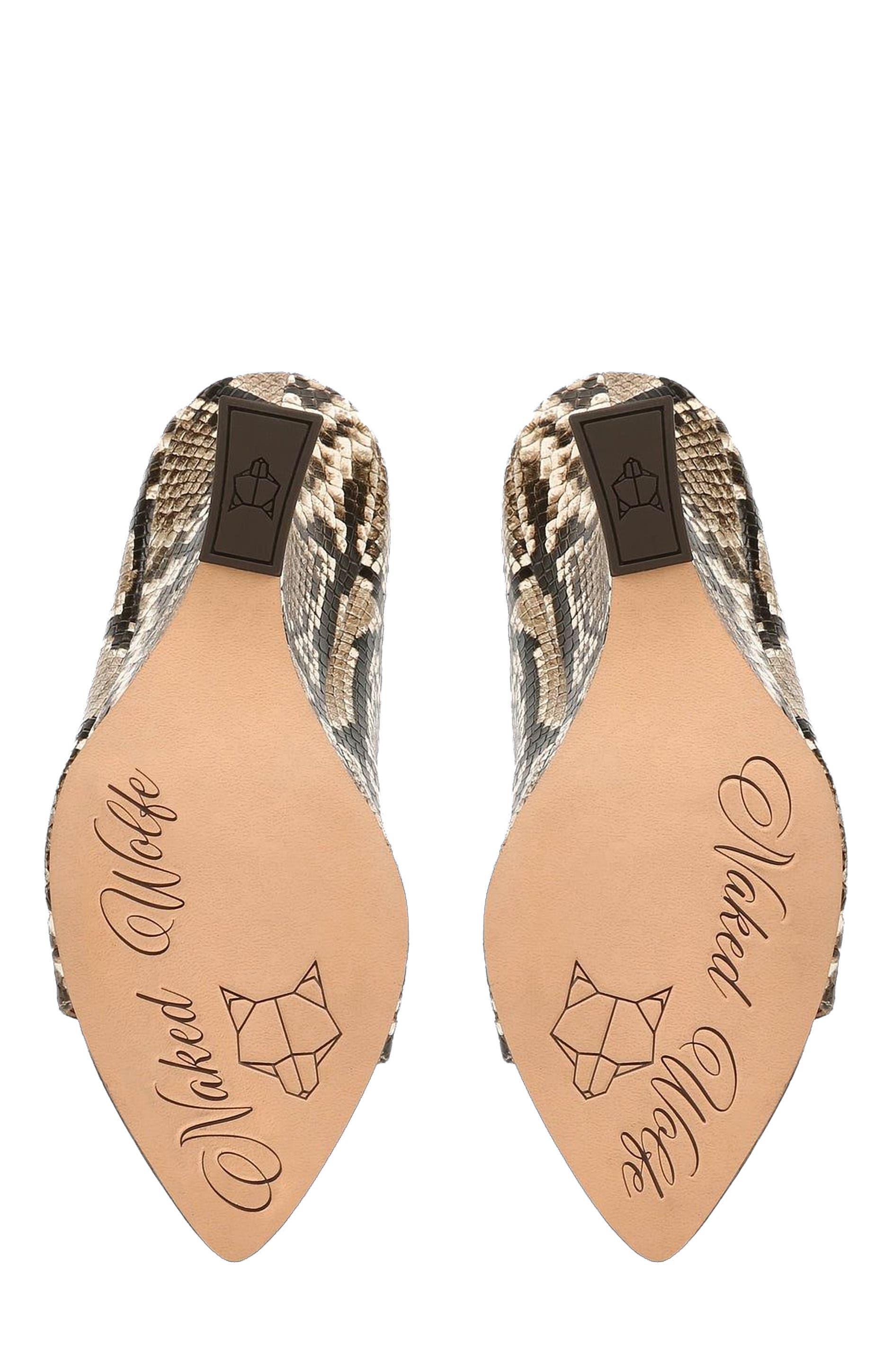 Reptile Embossed Leather, Alternate, color, Natural Snake