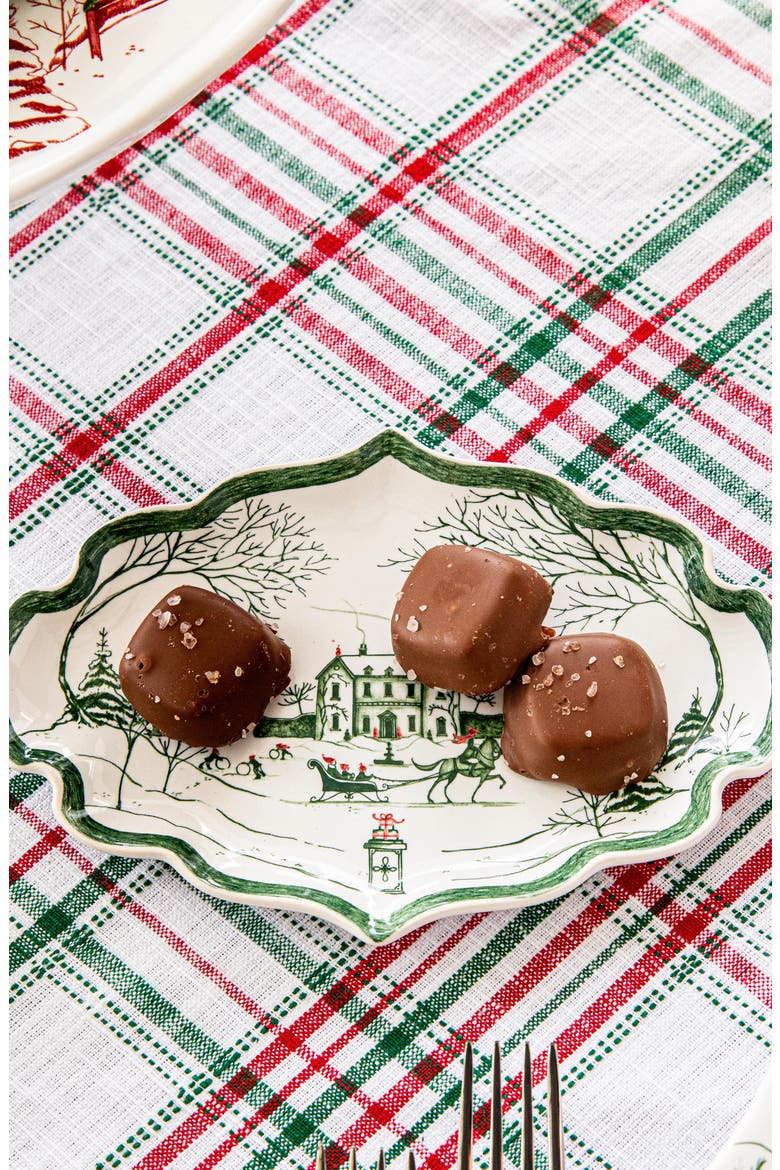 Country Estate Winter Frolic Tray, Alternate, color, EVERGREEN