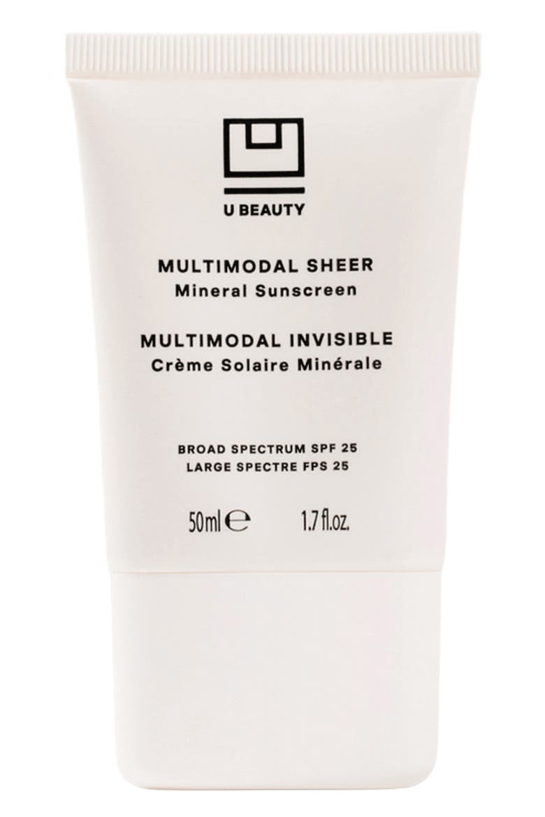Multimodal Sheer Mineral Sunscreen SPF 25, Main, color, NO COLOR
