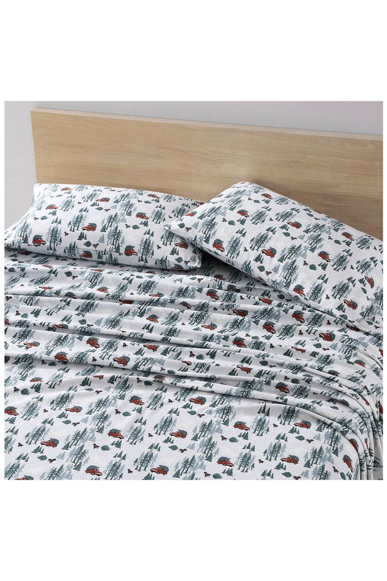 Tree Farm Sheet Set, Alternate, color, DARK ORANGE