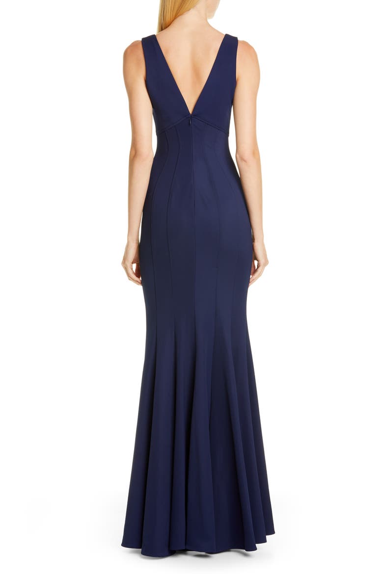Ronnie Mermaid Gown, Alternate, color, NAVY