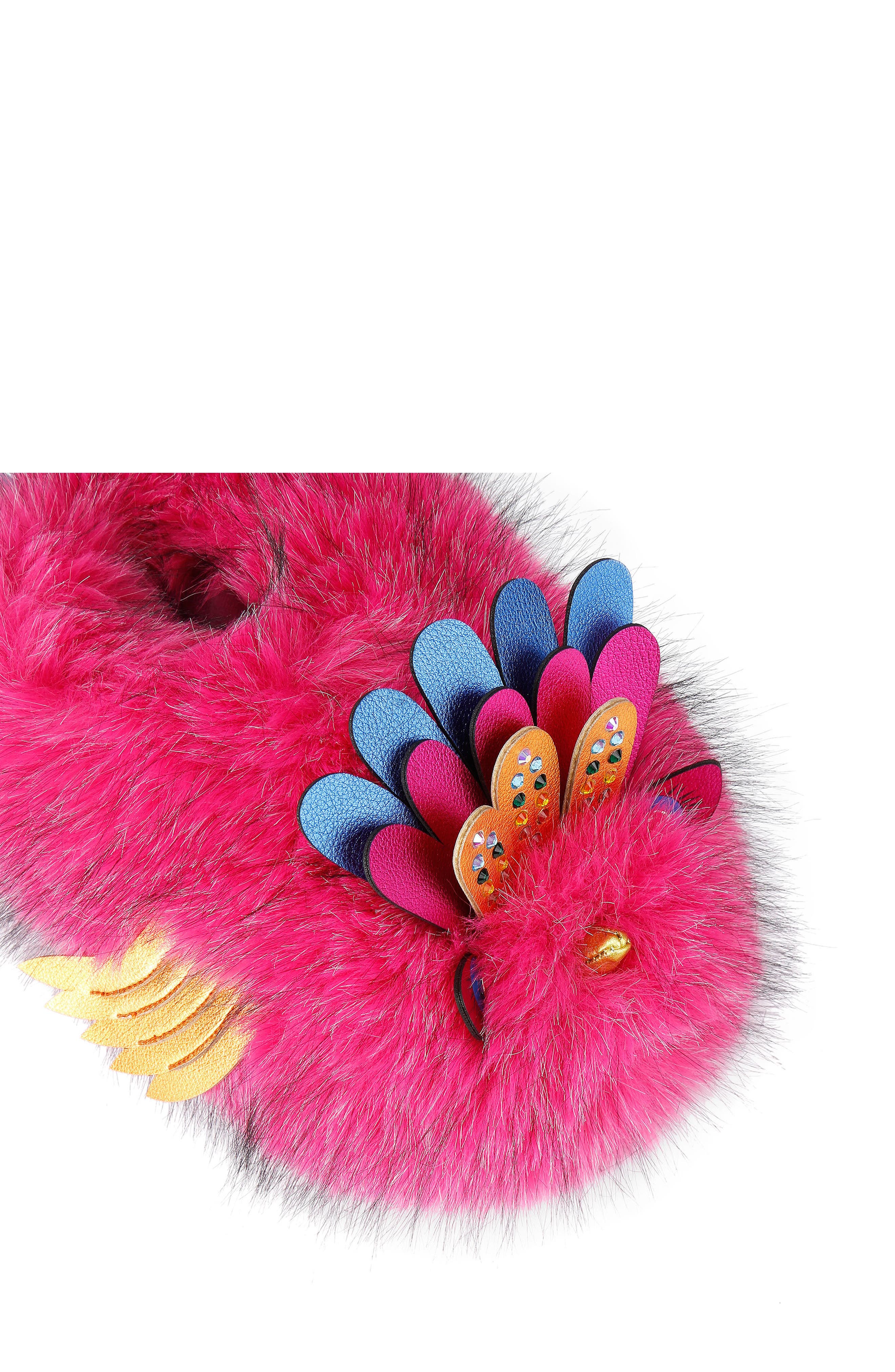 Kurt Geiger London Eagle Fluff Slipper, Alternate, color, Open Pink