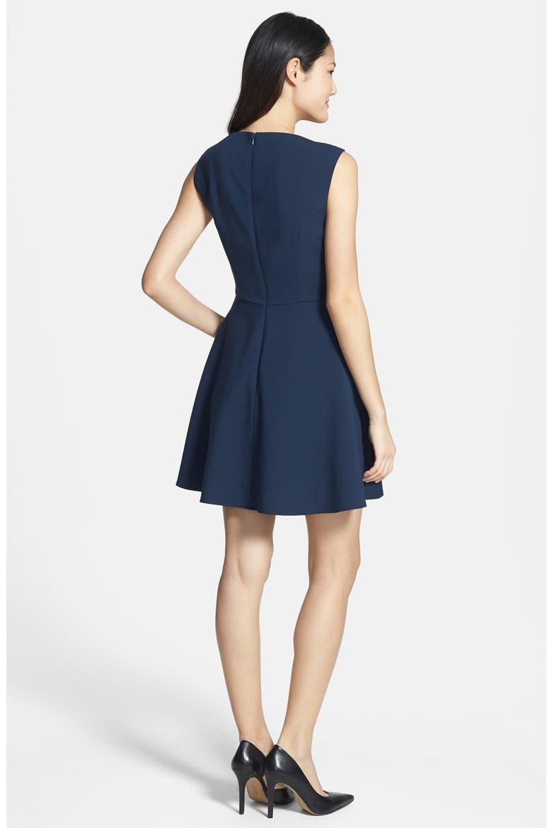 Feather Ruth Fit & Flare Dress, Alternate, color, NOCTURNAL