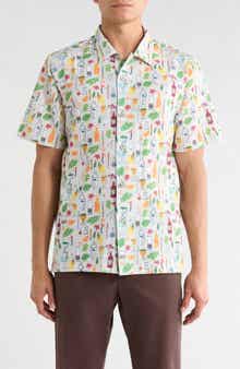 Tommy Bahama Coast Lemon Lounge Short Sleeve Button-Up Shirt