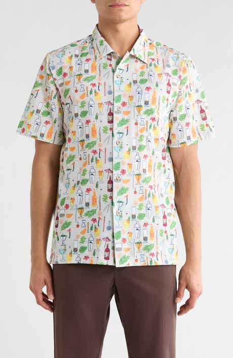 Tommy Bahama Coast Lemon Lounge Short Sleeve Button-Up Shirt