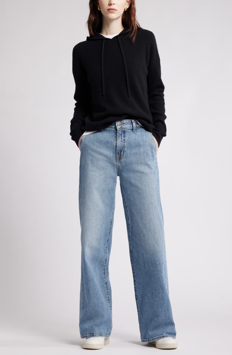 Nordstrom Wool & Cashmere Knit Hoodie, Alternate, color,