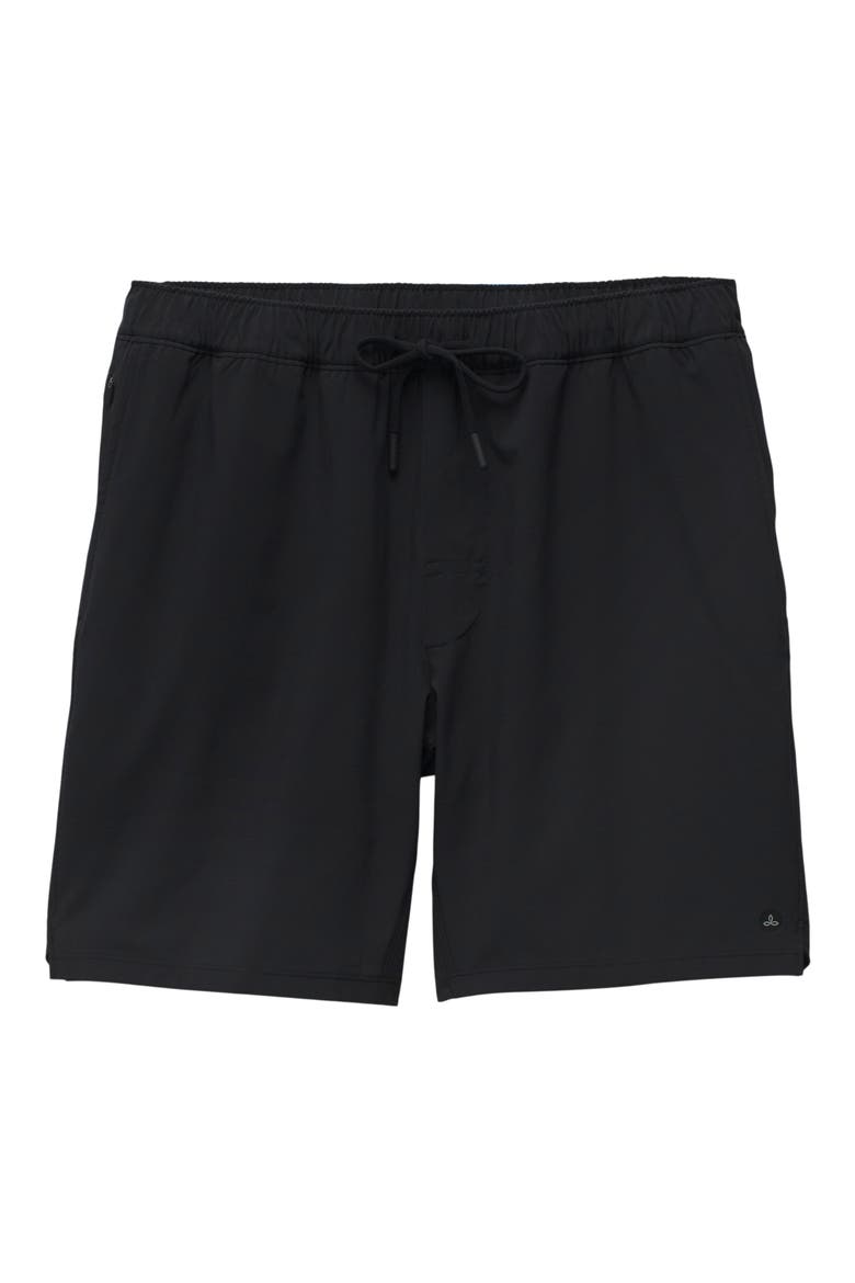 Discovery Trail Drawstring Shorts, Alternate, color, BLACK