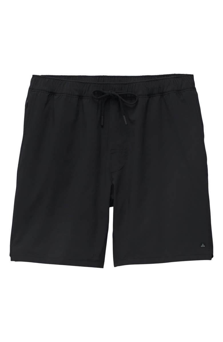 prAna Discovery Trail Drawstring Shorts, Alternate, color, Black