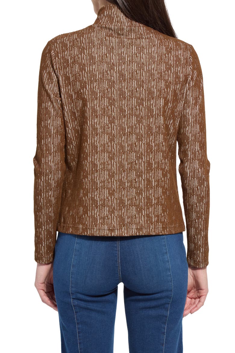 Carter Textured Turtleneck, Alternate, color, ROBUST BROWN