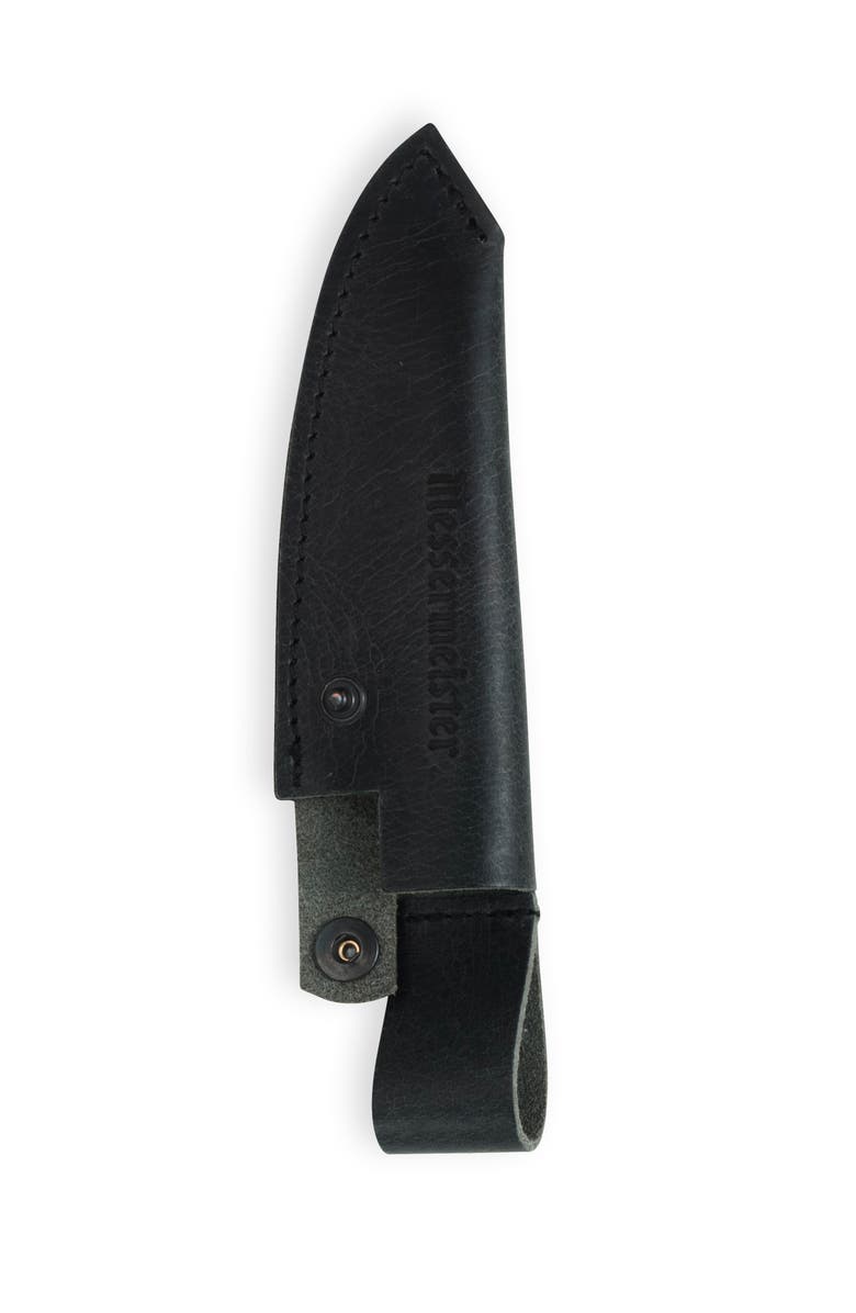Messermeister Overland Chef 4.5 inch Utility Leather Sheath Black, Main, color, Overland