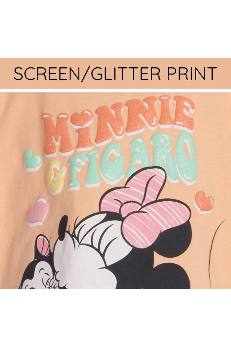 Minnie Mouse 2-Piece T-Shirt and Shorts Set, Alternate, color, Minnie Figaro Peach