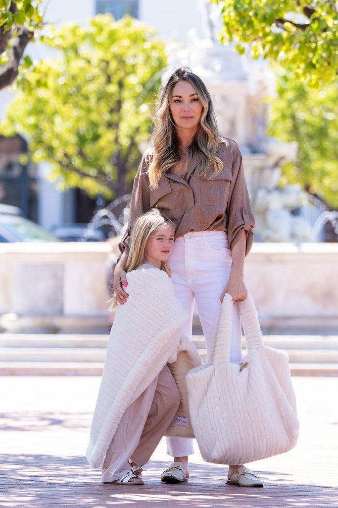 Sea To Me Blankets Luxury Travel Trio  Blanket, Tote, and Eye Mask, Main, color, Ivory