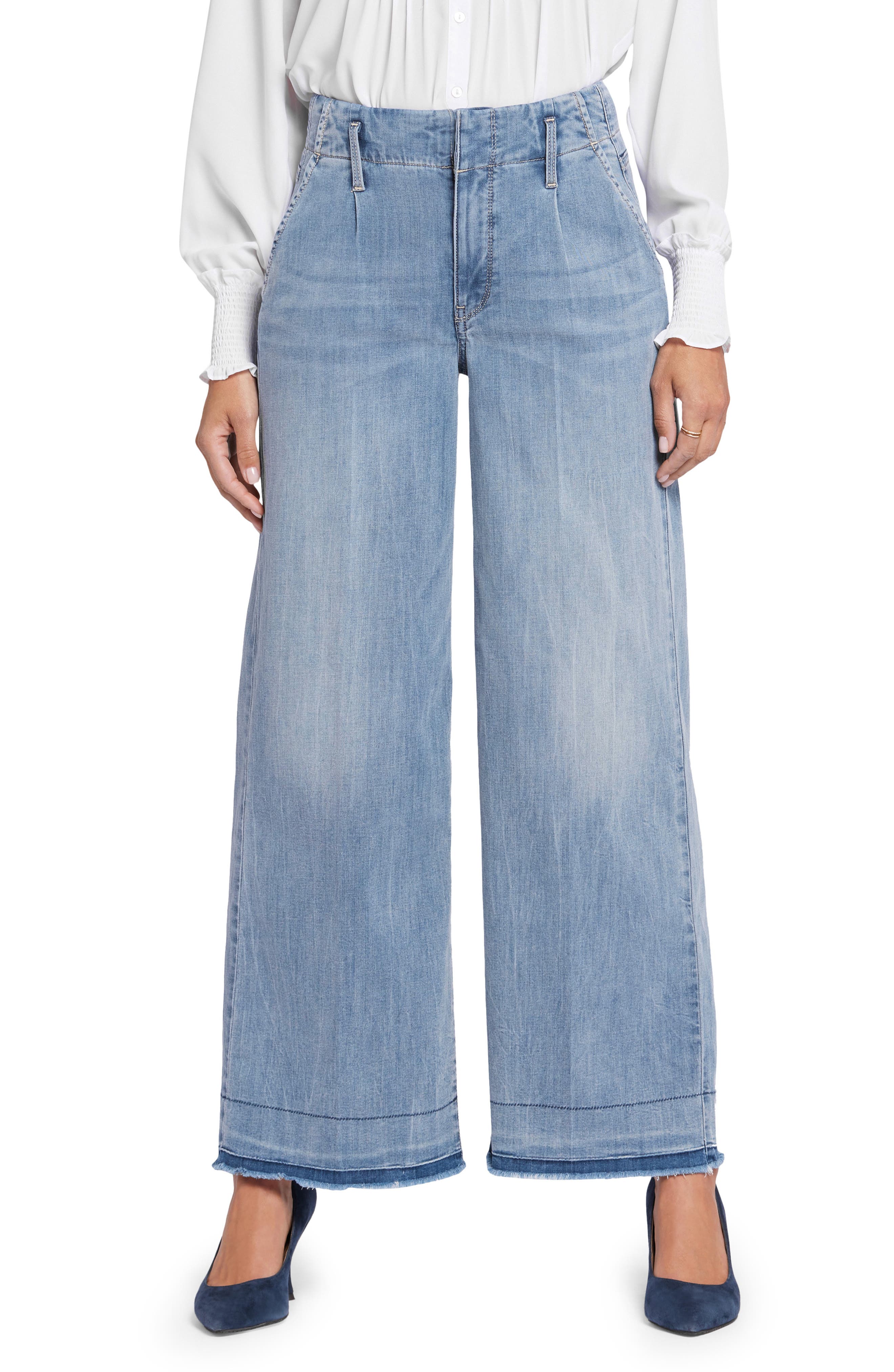 Mona High Waist Wide Leg Jeans