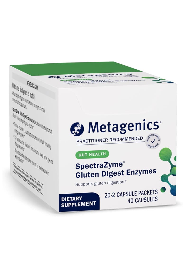 SpectraZyme Gluten Digest Enzyme Capsules 40 Capsules, Main, color, None