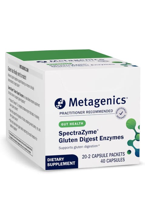 SpectraZyme Gluten Digest Enzyme Capsules 40 Capsules