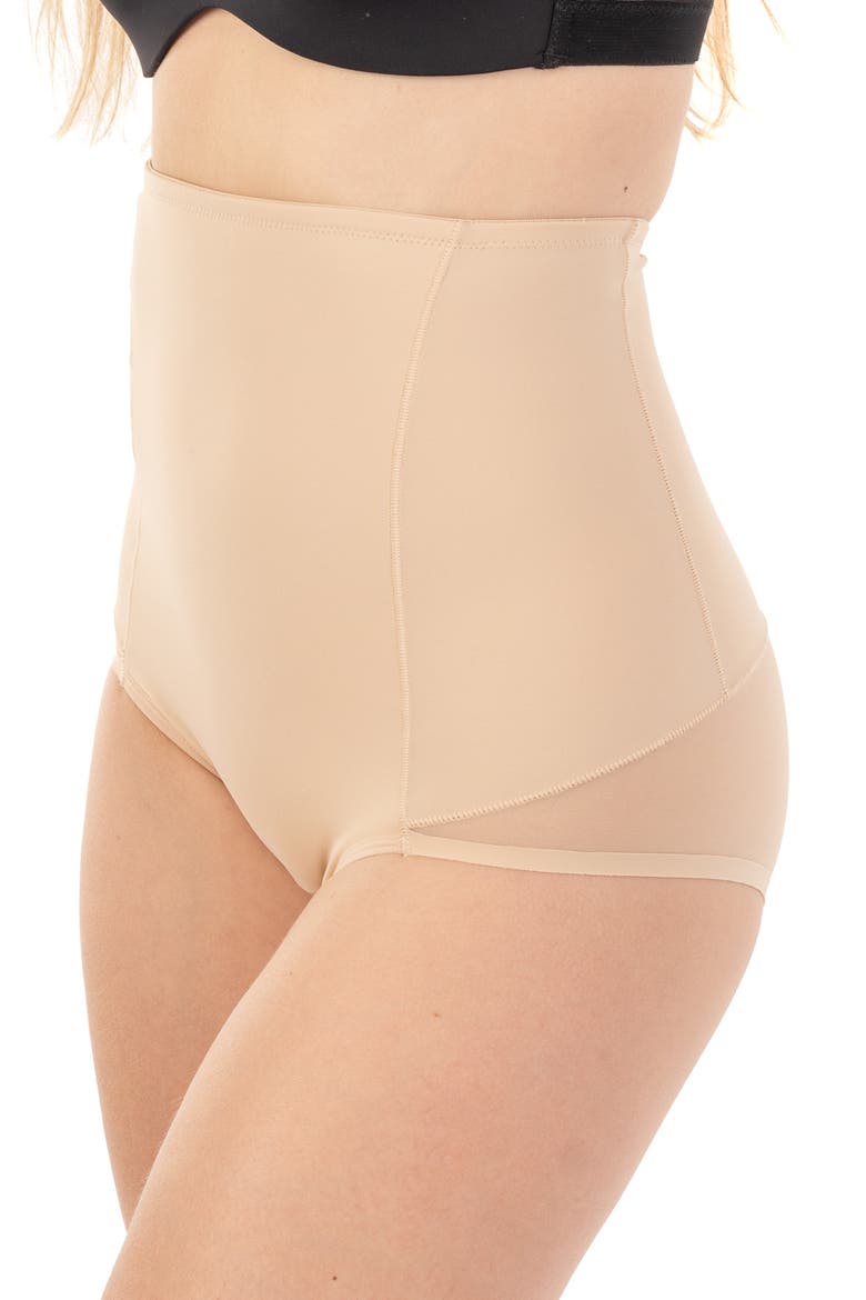 Targeted Front Panel High Waist Shaper, Alternate, color, NUDE
