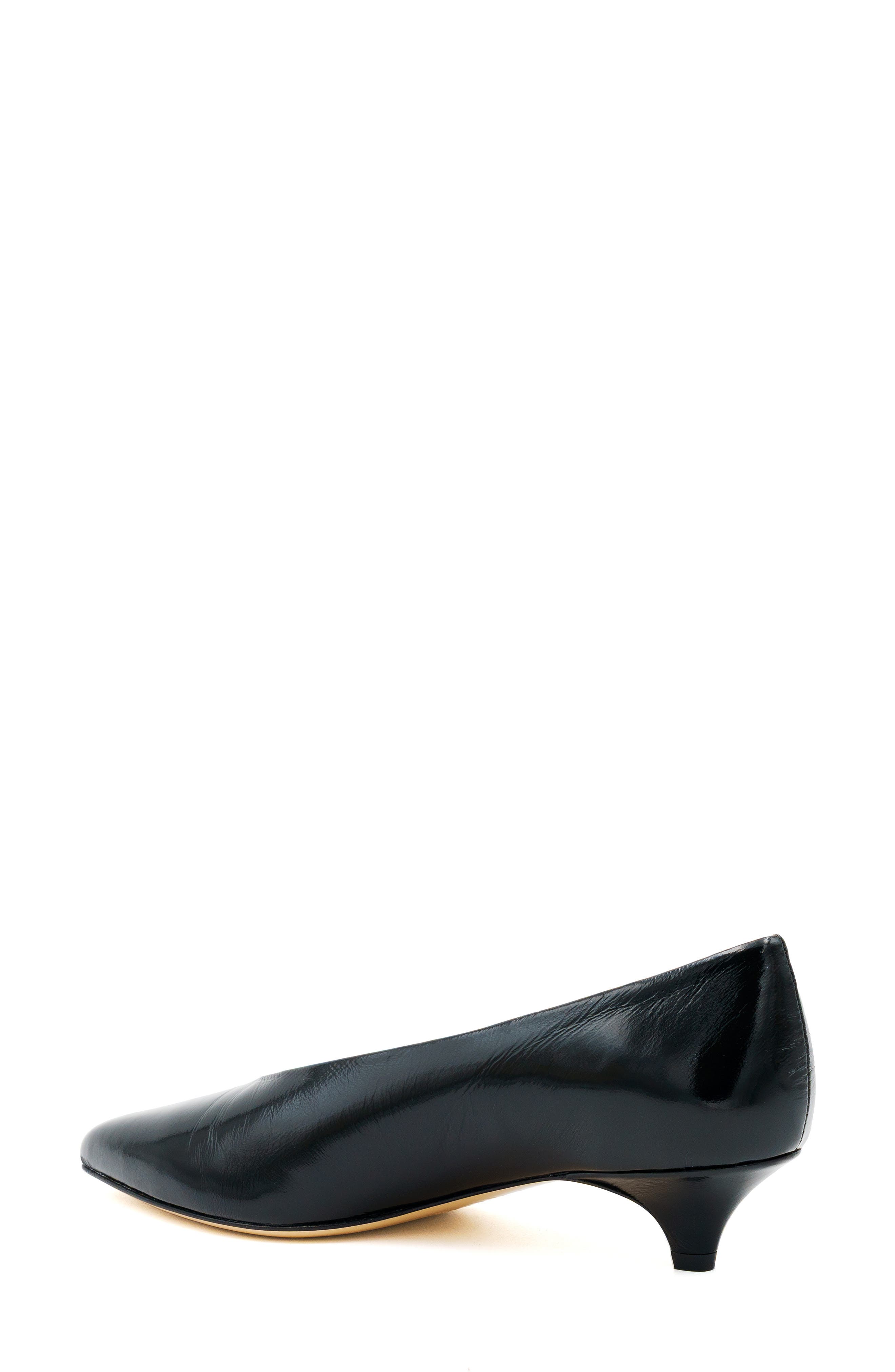 Accorto Leather Pump, Alternate, color, BLACK