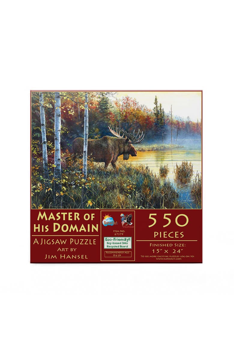 Sunsout Master of His Domain 550 piece Jigsaw Puzzle for Adults, Alternate, color, Multicolor