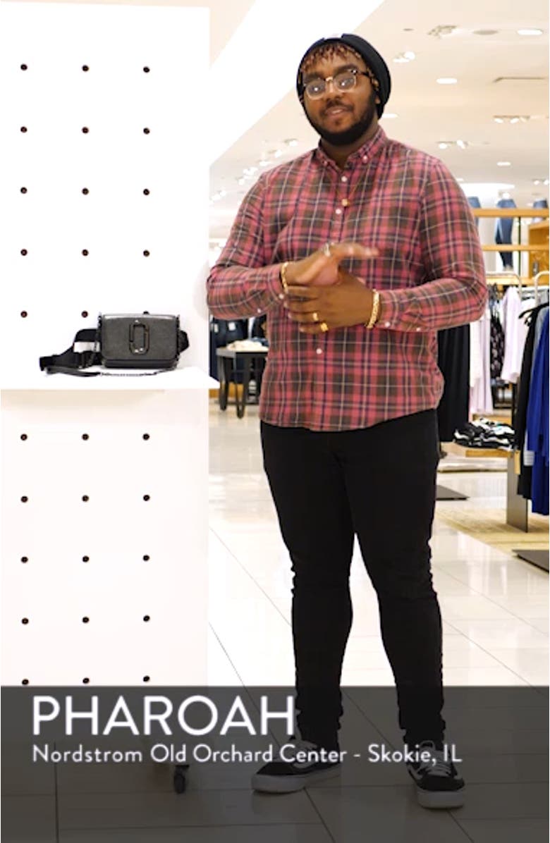 MARC JACOBS Hip Shot Leather Belt Bag, sales video thumbnail
