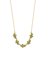 Fable England Oak Leaf Gold Choker