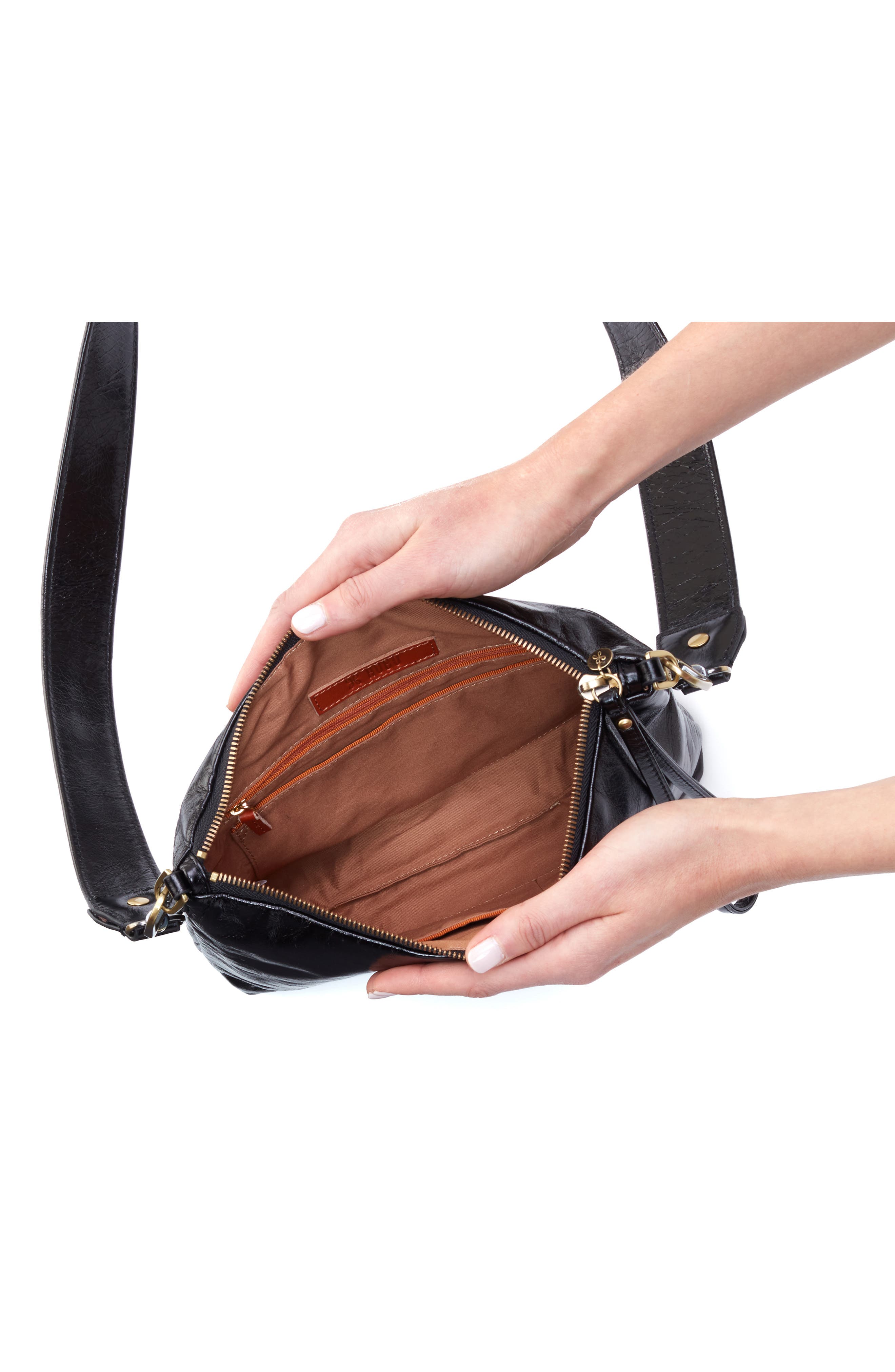 HOBO Kori Leather Crossbody Bag, Alternate, color, 