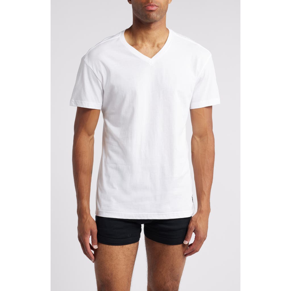 Polo Ralph Lauren 3-Pack Cotton V-Neck Undershirts in White  product