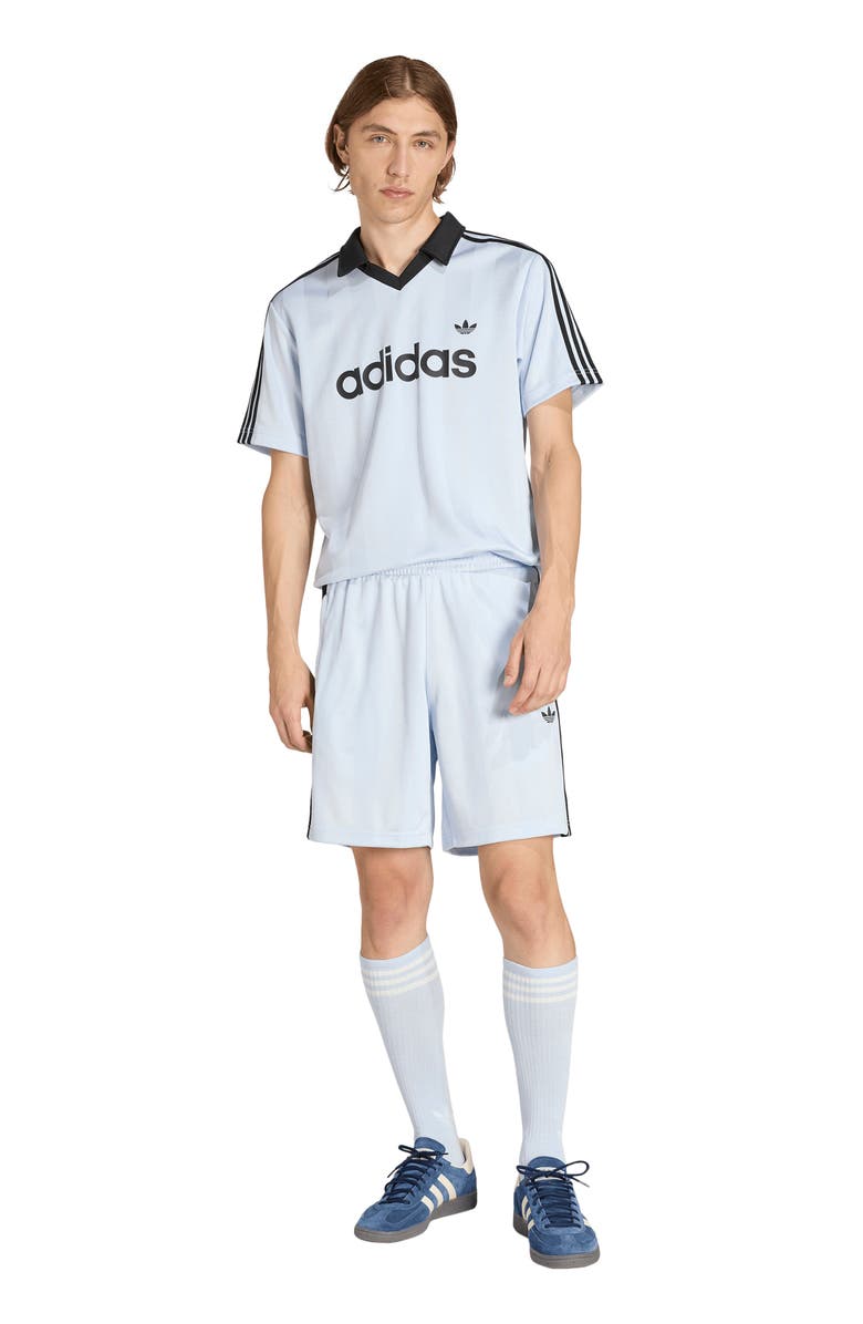 adidas Logo Jacquard Jersey, Alternate, color, Crystal Sky