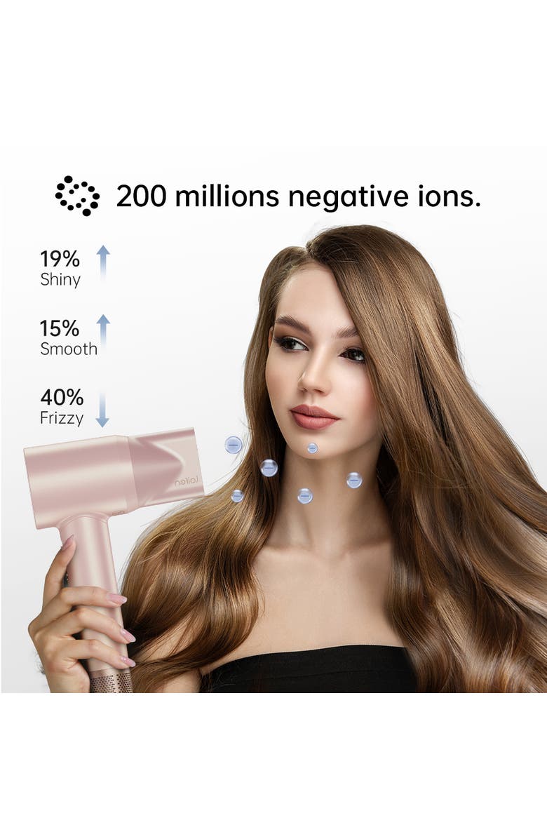 Laifen SWIFT Premium High-Speed Hair Dryer + Bag, Alternate, color, Pink