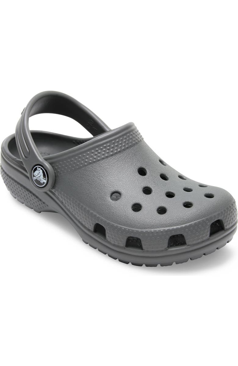 CROCS Kids' Classic Clog, Main, color, Slate Grey