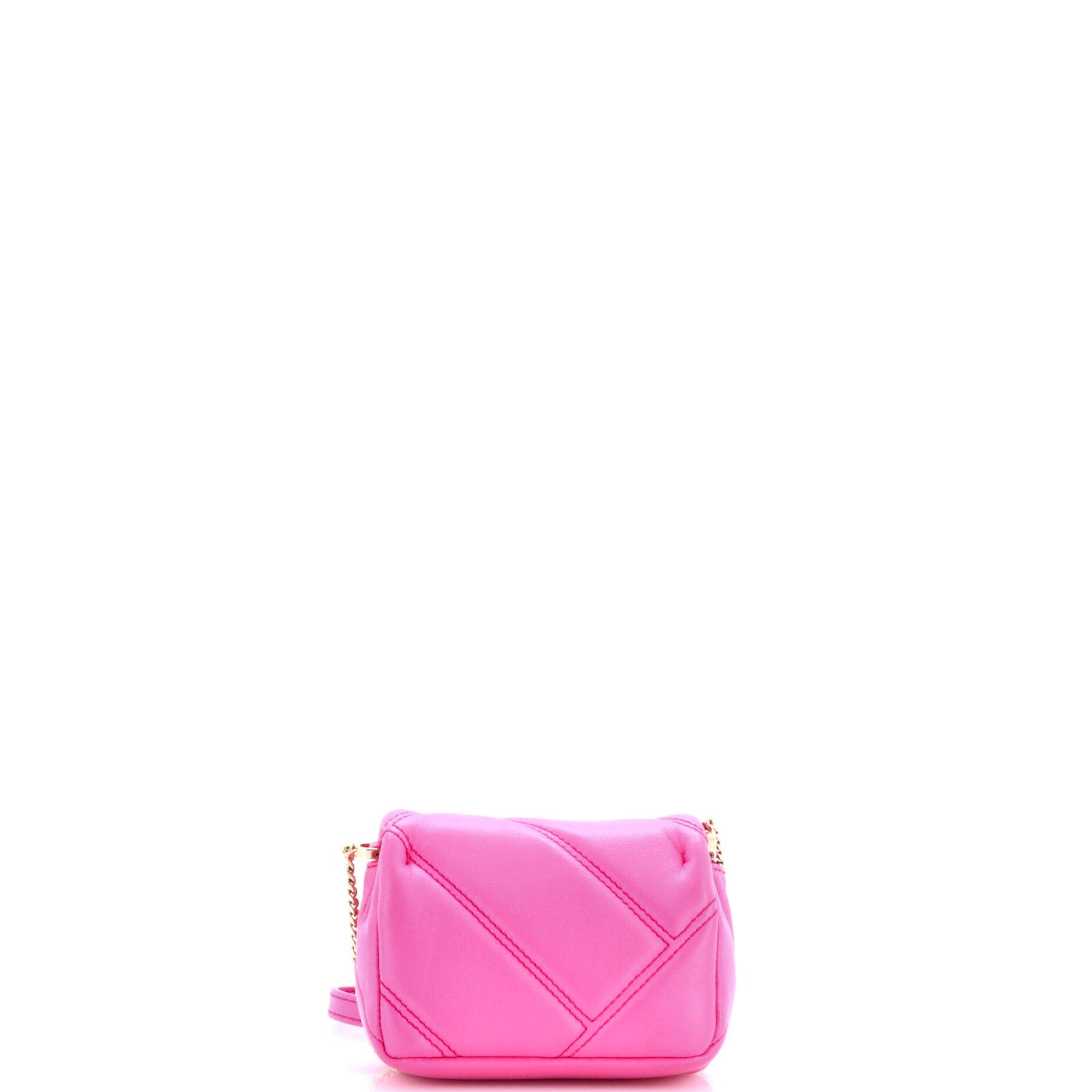 Serpenti Cabochon Shoulder Bag Diagonal Quilted Leather Micro, Alternate, color, Pink
