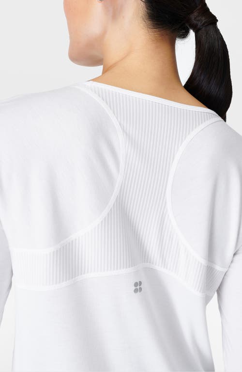 Sweaty Betty Breathe Easy Running Long Sleeve Top In White
