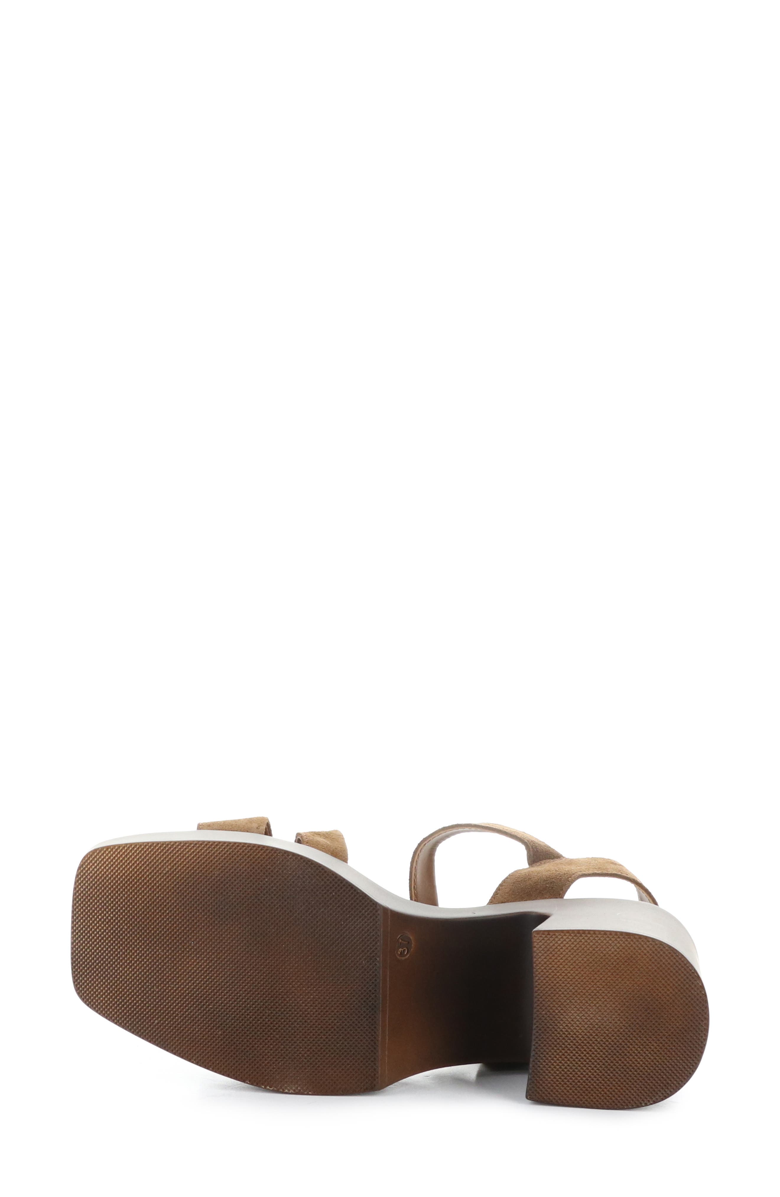 Veda Ankle Strap Platform Sandal, Alternate, color, EARTH