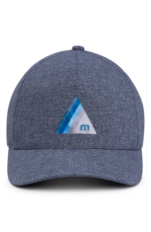 Travismathew The Heater Baseball Cap In Heather Blue