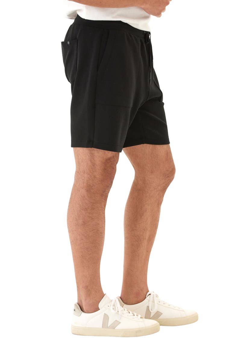 Casper Drawstring Shorts, Alternate, color, BLACK