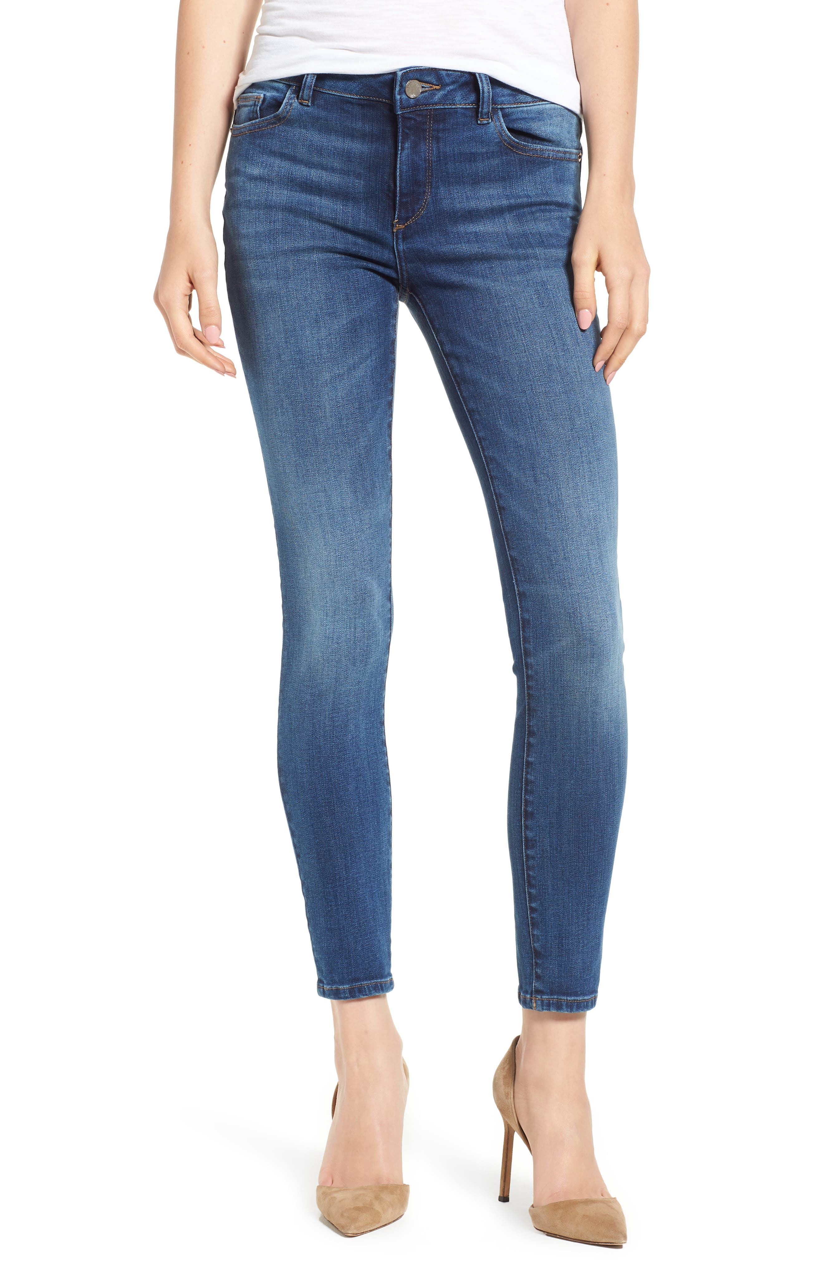 DL1961 Florence Midrise Instasculpt Ankle Skinny Jeans