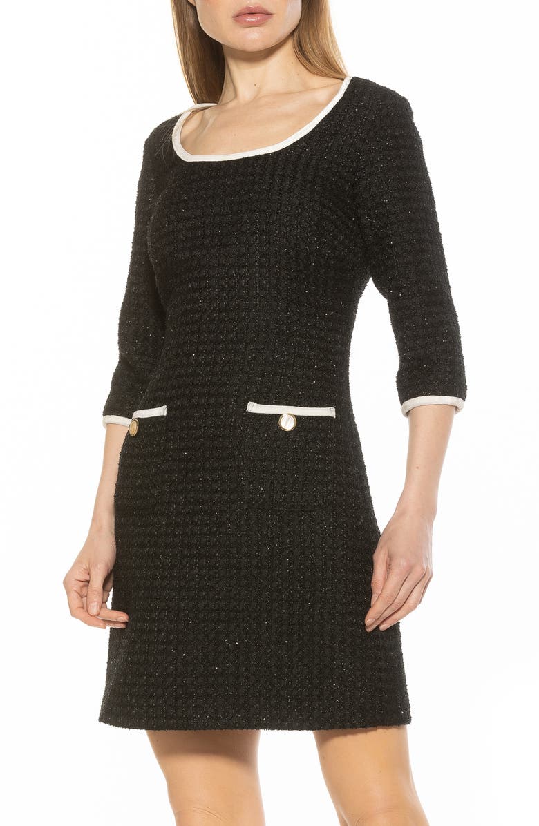 Alexia Admor Orla Scoop Neck Shift Dress, Alternate, color,