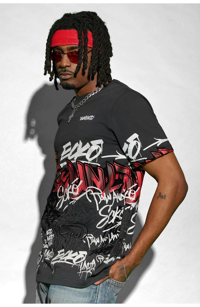 Ecko Unltd. Men's The Graffiti Tee, Alternate, color, 