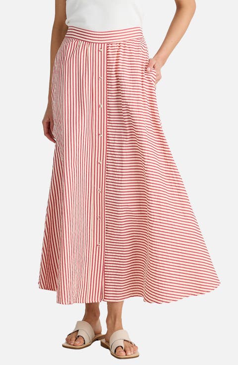 Lucy Mixed Stripe Maxi Skirt